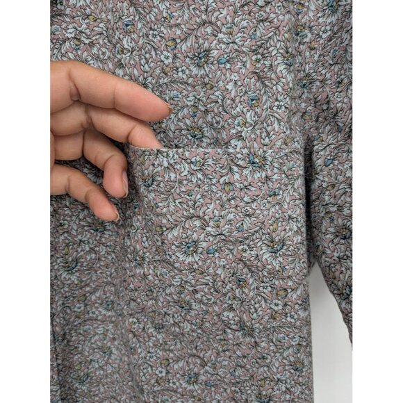 Vintage Hilo Hattie Hawaiian Button Up Shirt Men Size L Floral Tropical USA Boho - Picture 6 of 9